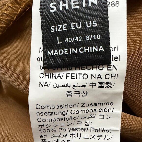 Gold Metallic Short Sleeve Top - Picture 4 of 4